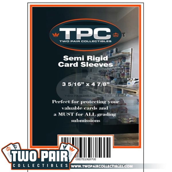 TPC Semi Rigid Card Sleeves