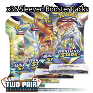36x Pokemon Brilliant Stars Sleeved Booster Pack