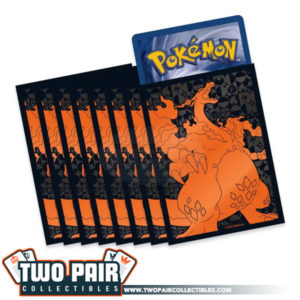 TwoPairCollectibles.com - Pokemon Playing Sleeves 65ct Champion's Path featuring Charizard VMAX
