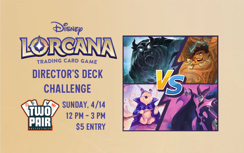 TwoPairCollectibles.com - Lorcana Director's Deck Challenge