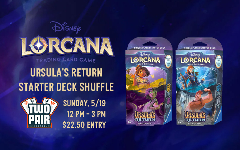 TwoPairCollectibles.com - Lorcana: Ursula's Return Starter Deck Shuffle
