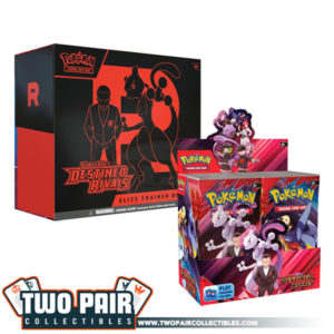 TwoPairCollectibles.com - Pokemon SV10 Destined Rivals Booster Box & Elite Trainer Box Combo