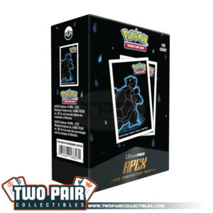 TwoPairCollectibles.com - Ultra PRO Pokemon: Neon Kanto BLASTOISE Apex Deck Protector Sleeves