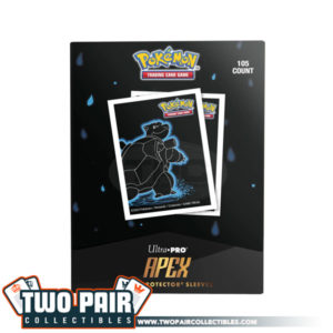 TwoPairCollectibles.com - Ultra PRO Pokemon: Neon Kanto BLASTOISE Apex Deck Protector Sleeves