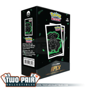TwoPairCollectibles.com - Ultra PRO Pokemon: Neon Kanto VENUSAUR Apex Deck Protector Sleeves (105ct)