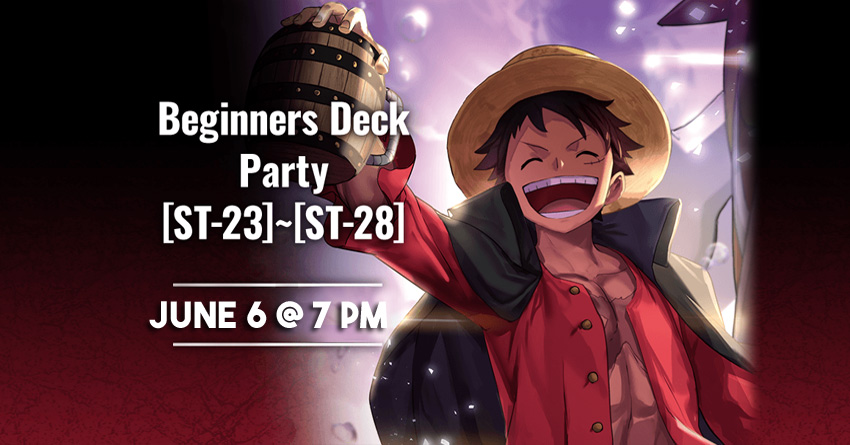 TwoPairCollectibles.com - One Piece TCG Beginners Deck Party [ST-23]~[ST-28]​