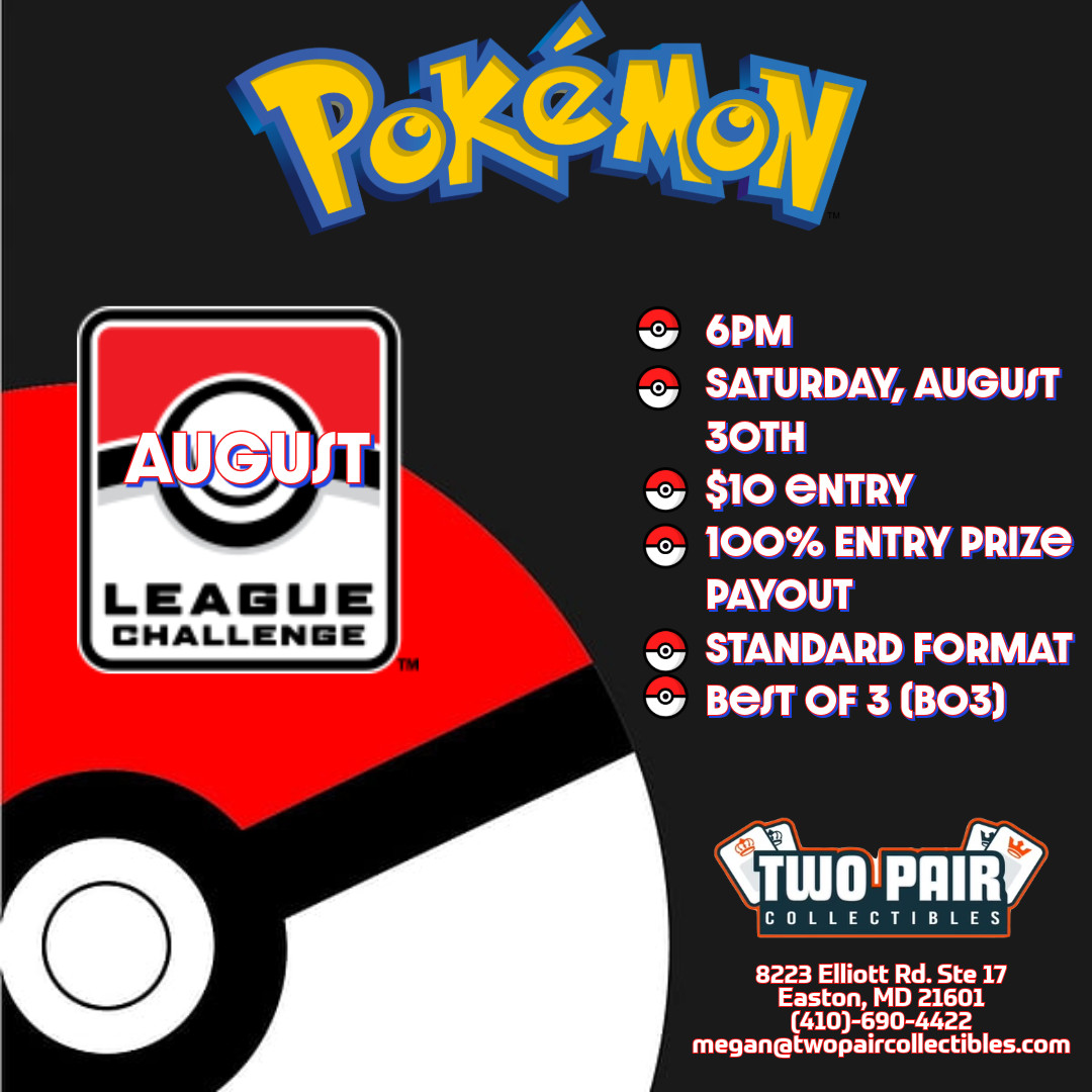 Pokemon League Challenge August 2025