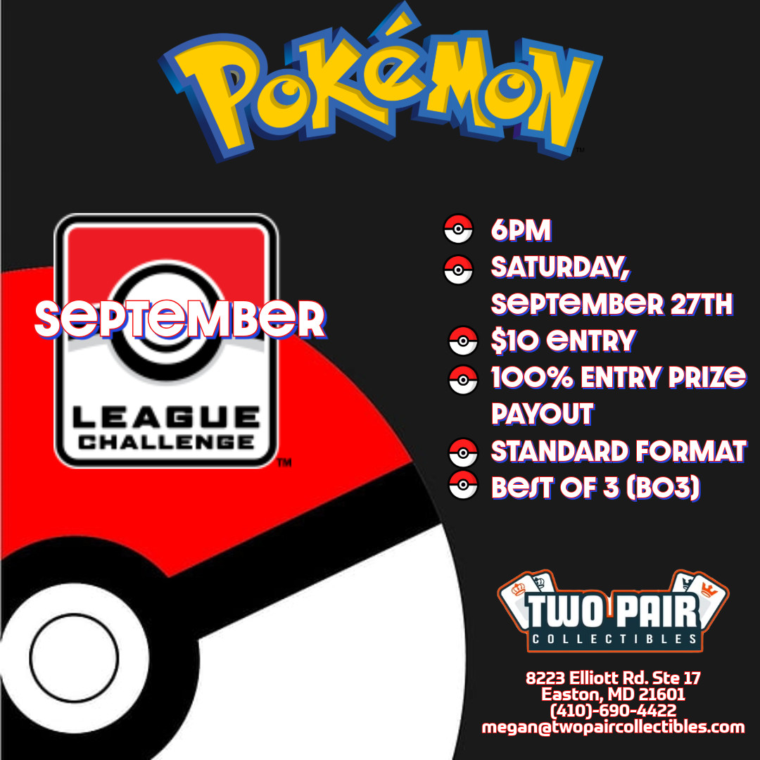 Pokemon League Challenge September 2025